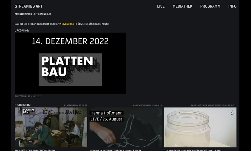 bildende Kunst LIVE